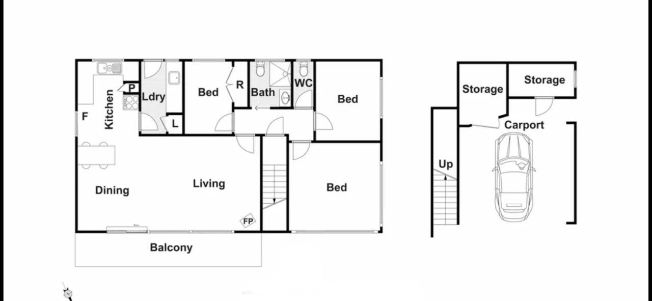 3 Bedroom Lakeview With Drying/bike